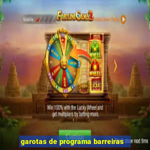 garotas de programa barreiras